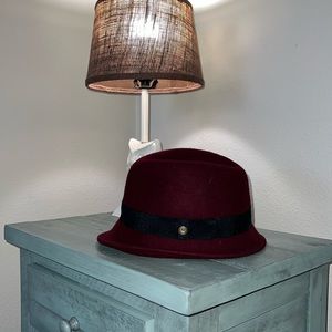 Goorin Bros Burgandy Hat
